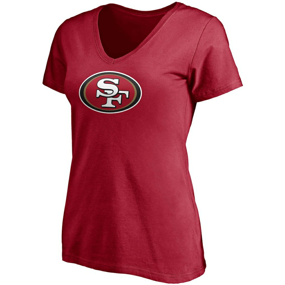Nick Bosa  Women's Player Icon Name & Number V-Neck T-Shirt - San Francisco 49ers