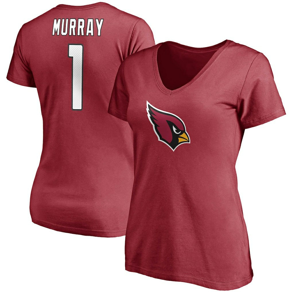 Kyler Murray  Women's Player Icon Name & Number V-Neck T-Shirt - Arizona Cardinals