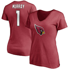 Kyler Murray  Women's Player Icon Name & Number V-Neck T-Shirt - Arizona Cardinals