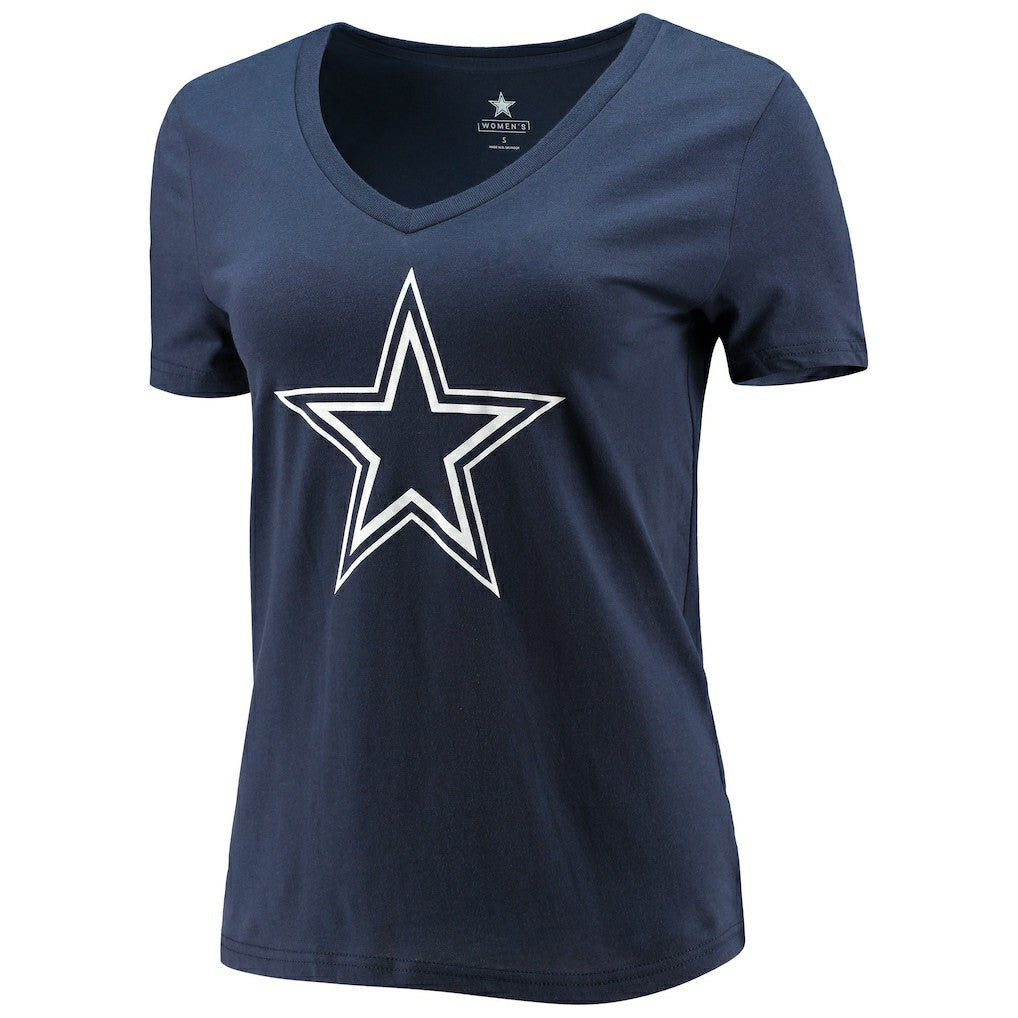 CeeDee Lamb  Women's Player Icon Name & Number V-Neck T-Shirt - Dallas Cowboys