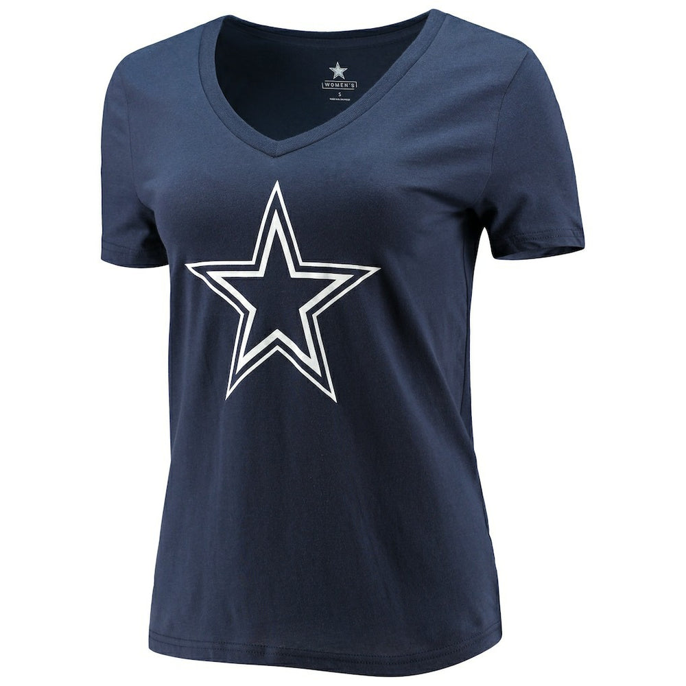 CeeDee Lamb  Women's Player Icon Name & Number V-Neck T-Shirt - Dallas Cowboys