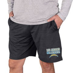 Concepts Sport Bullseye Knit Jam Shorts - Los Angeles Chargers