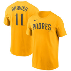 MLB Yu Darvish San Diego Padres Nike Name & Number T-Shirt