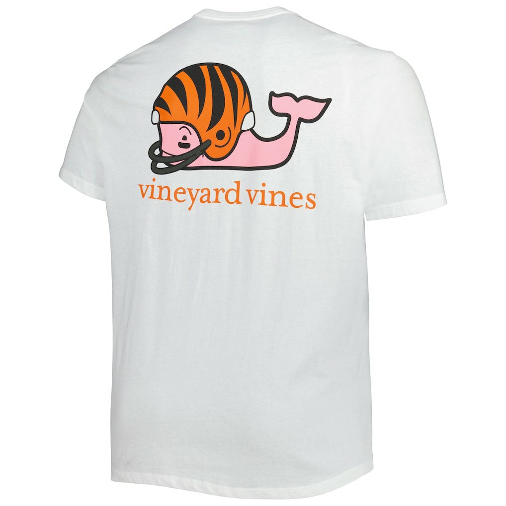 Vineyard Vines Big & Tall Helmet T-Shirt - Cincinnati Bengals
