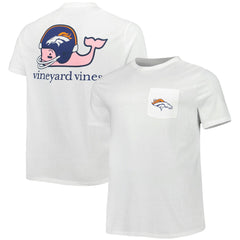 Vineyard Vines Big & Tall Helmet T-Shirt - Denver Broncos