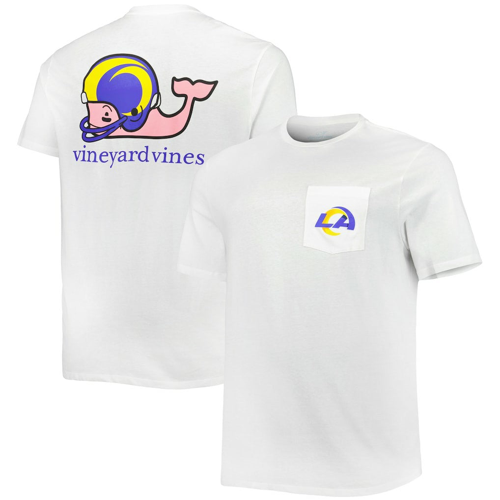 Vineyard Vines Big & Tall Helmet T-Shirt - Los Angeles Rams