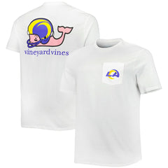 Vineyard Vines Big & Tall Helmet T-Shirt - Los Angeles Rams