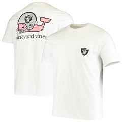 Vineyard Vines Big & Tall Helmet T-Shirt - Las Vegas Raiders