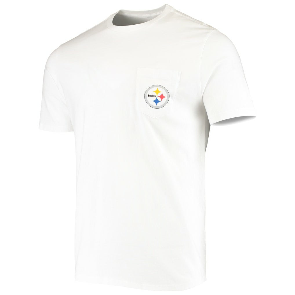 Vineyard Vines Big & Tall Helmet T-Shirt - Pittsburgh Steelers