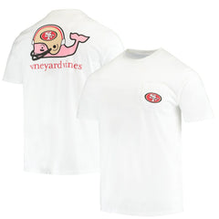 Vineyard Vines Big & Tall Helmet T-Shirt - San Francisco 49ers