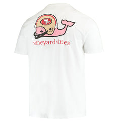 Vineyard Vines Big & Tall Helmet T-Shirt - San Francisco 49ers