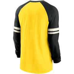 Throwback Raglan Long Sleeve T-Shirt - Pittsburgh Steelers