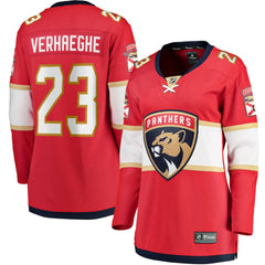 NHL Red Carter Verhaeghe Florida Panthers Fanatics Women's Home Breakaway Jersey