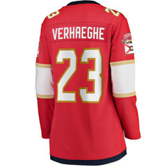 NHL Red Carter Verhaeghe Florida Panthers Fanatics Women's Home Breakaway Jersey