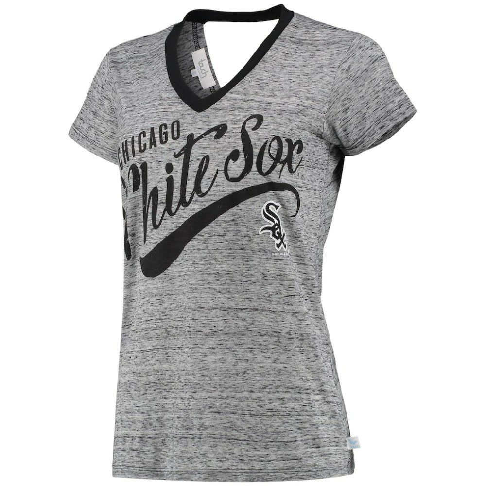 MLB Chicago White Sox Touch Women's Hail Mary V-Neck Back Wrap T-Shirt