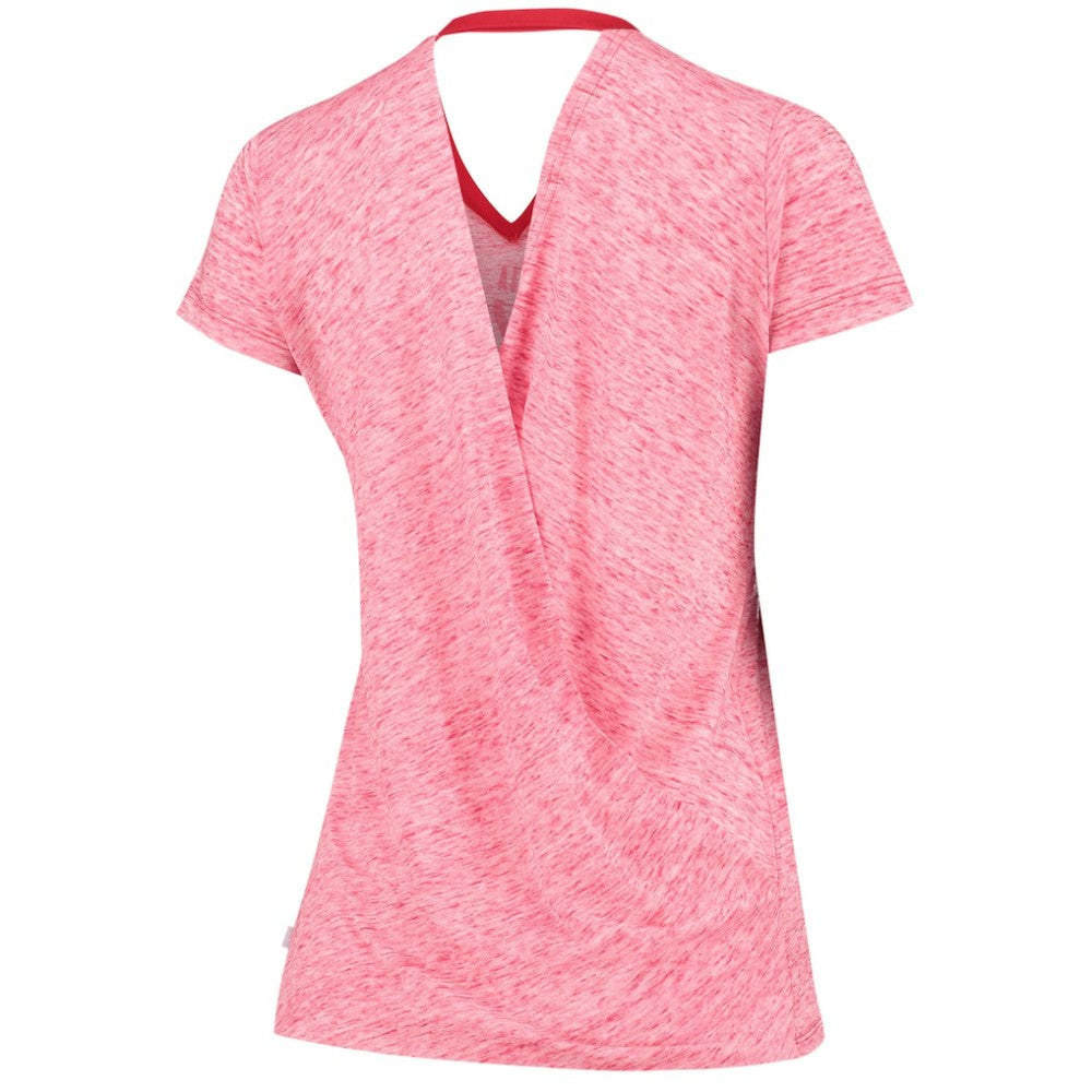 MLB St. Louis Cardinals Touch Women's Hail Mary V-Neck Back Wrap T-Shirt