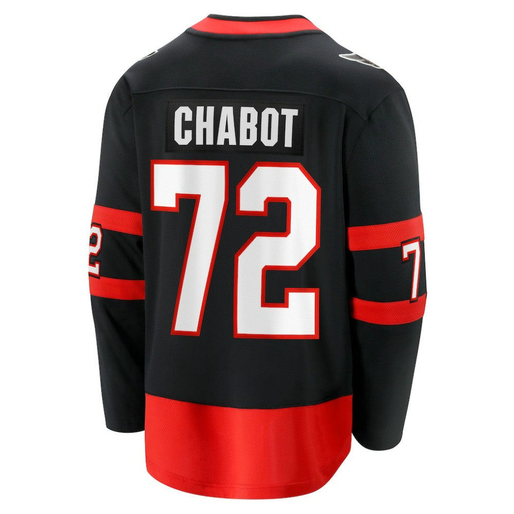 NHL Black Thomas Chabot Ottawa Senators Fanatics Home Breakaway Jersey