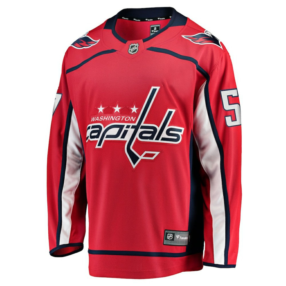 NHL Red Trevor van Riemsdyk Washington Capitals Fanatics Home Breakaway Jersey