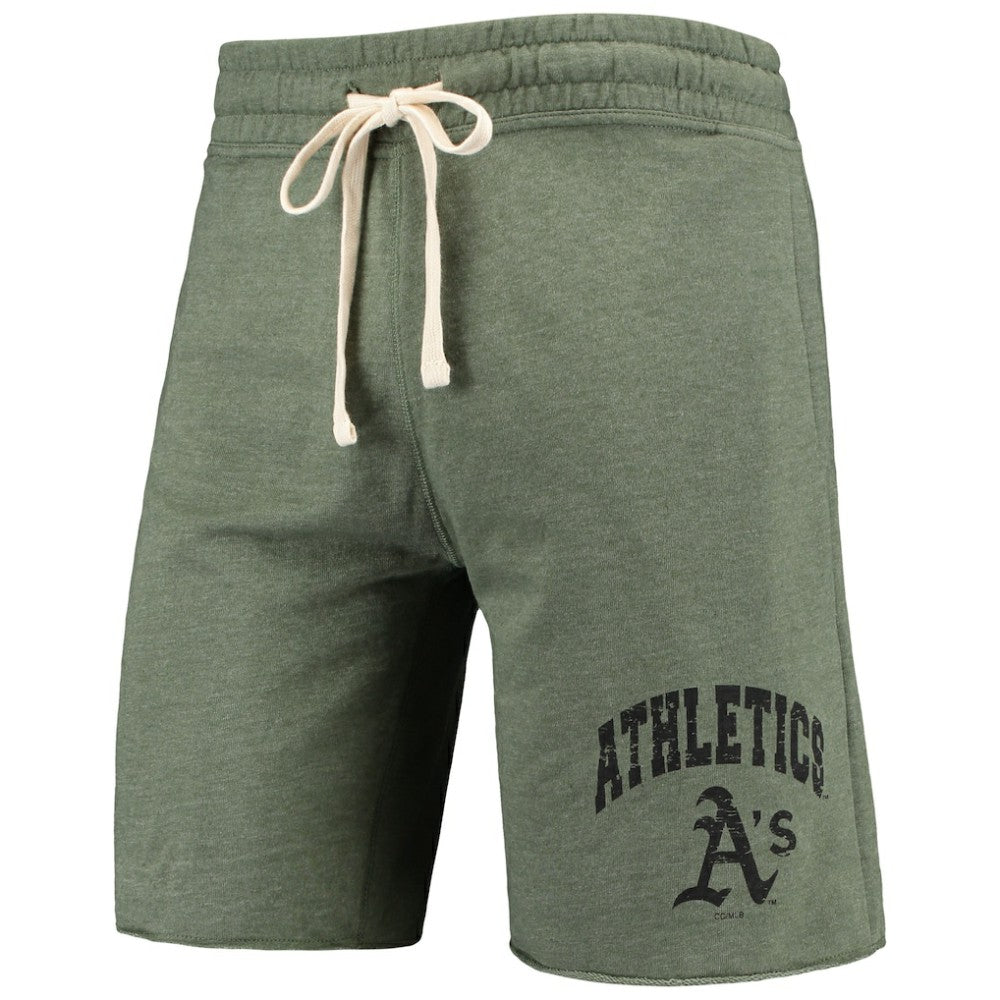 MLB Athletics Concepts Sport Mainstream Tri-Blend Shorts