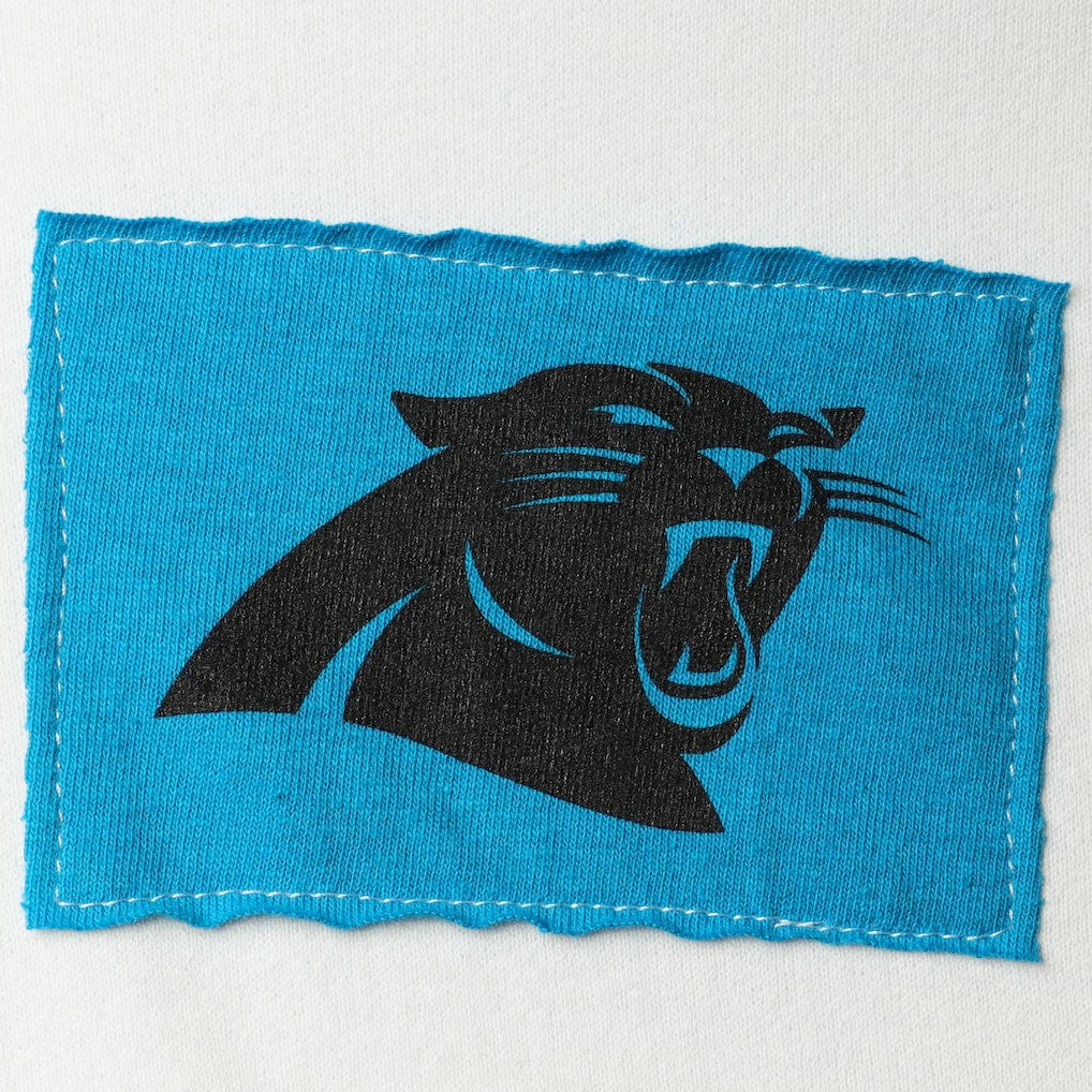 Refried Apparel Women's Sustainable Crop Dolman Pullover Hoodie - Carolina Panthers