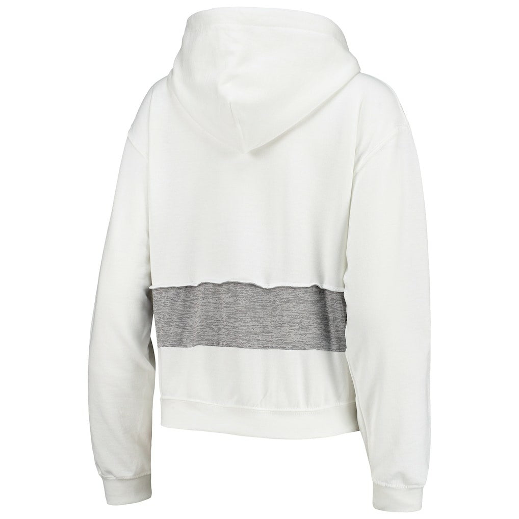 Refried Apparel Women's Sustainable Crop Dolman Pullover Hoodie - Miami Dolphins