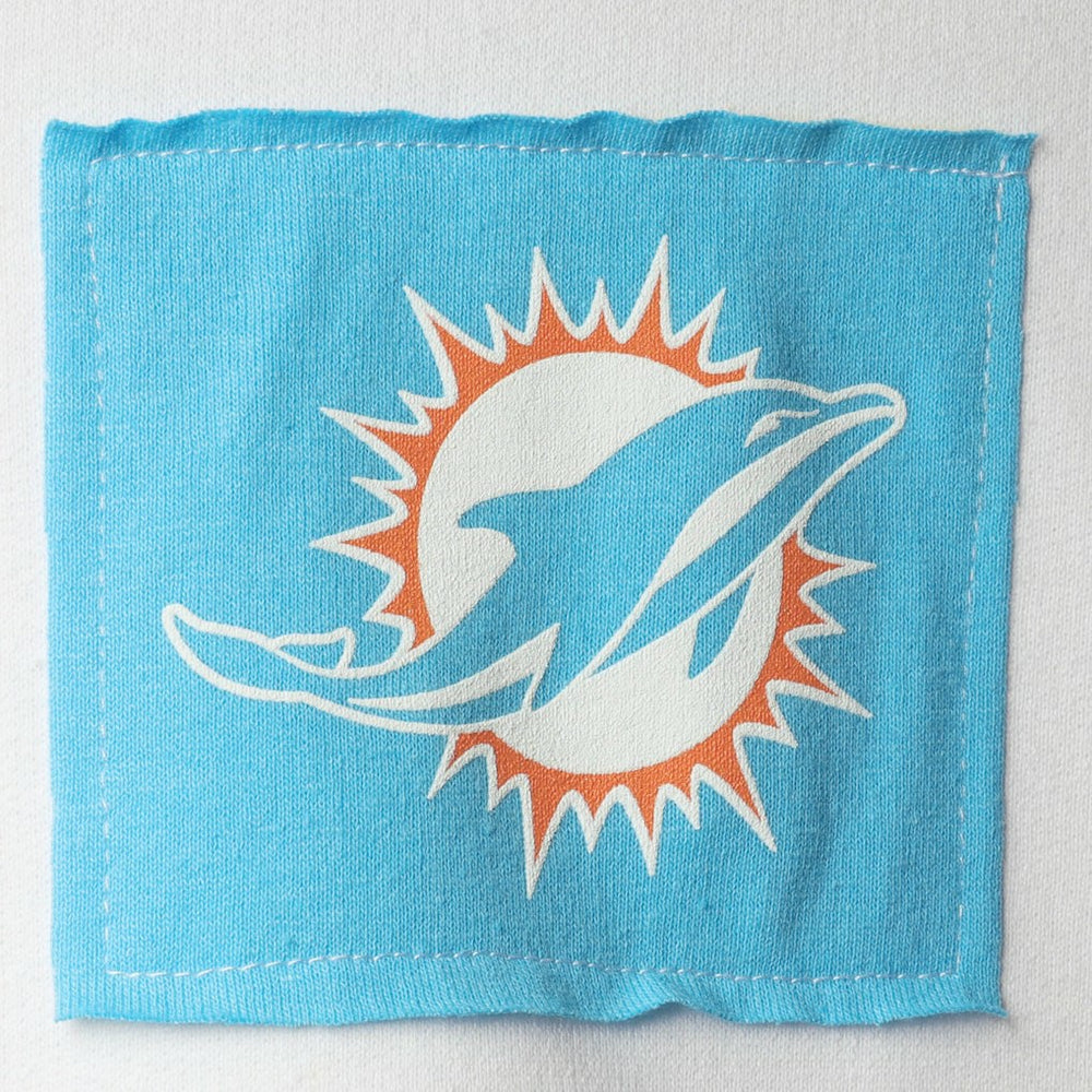 Refried Apparel Women's Sustainable Crop Dolman Pullover Hoodie - Miami Dolphins