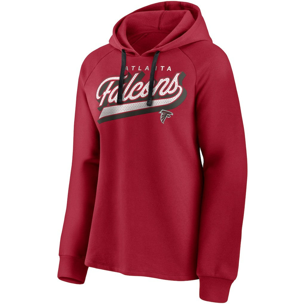 Women's First Contact Raglan Pullover Hoodie - Atlanta Falcons