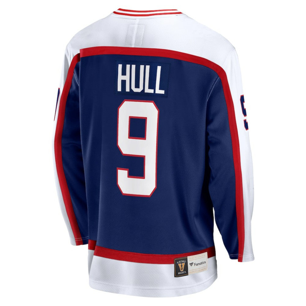 NHL Navy Bobby Hull Winnipeg Jets Fanatics Breakaway Retired Player Jersey
