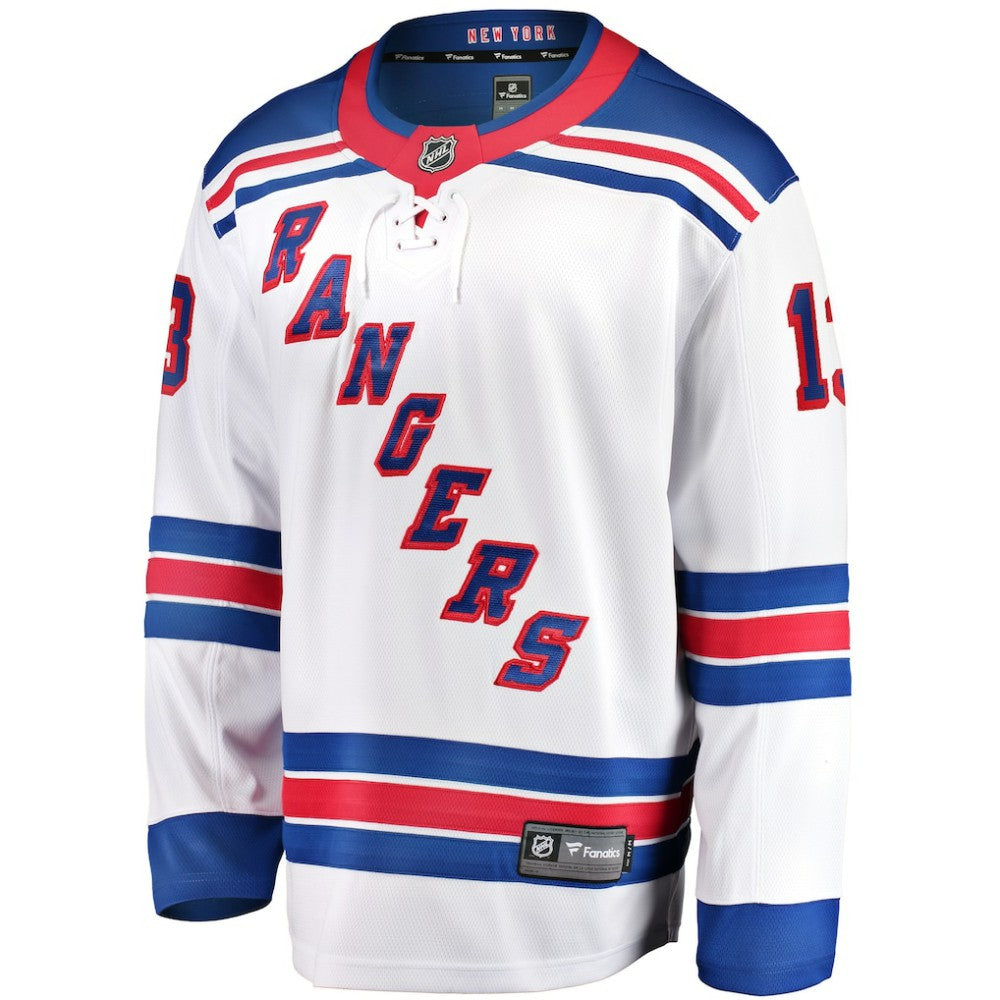 NHL White Alexis Lafreniere New York Rangers Fanatics Breakaway Jersey