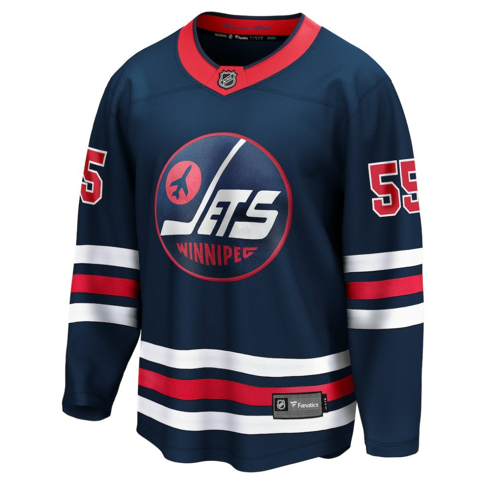 NHL Navy Mark Scheifele Winnipeg Jets Fanatics Breakaway Jersey