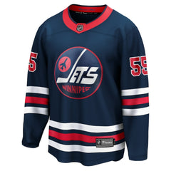 NHL Navy Mark Scheifele Winnipeg Jets Fanatics Breakaway Jersey