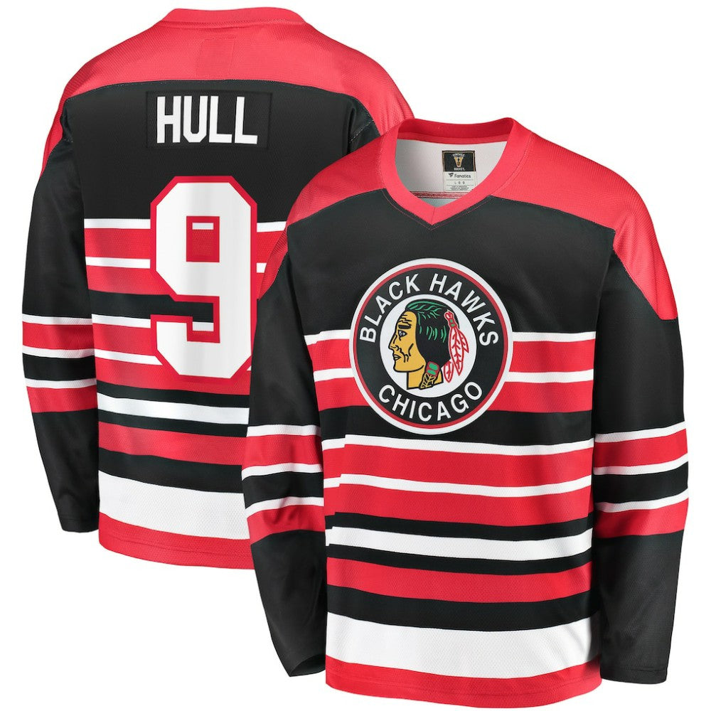 NHL Red Bobby Hull Chicago Blackhawks Fanatics Premier Breakaway Retired Player Jersey