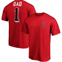 MLB Los Angeles Angels Fanatics Number One Dad Team T-Shirt