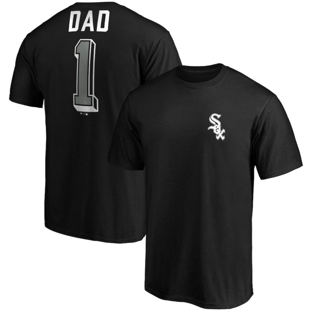 MLB Chicago White Sox Fanatics Number One Dad Team T-Shirt