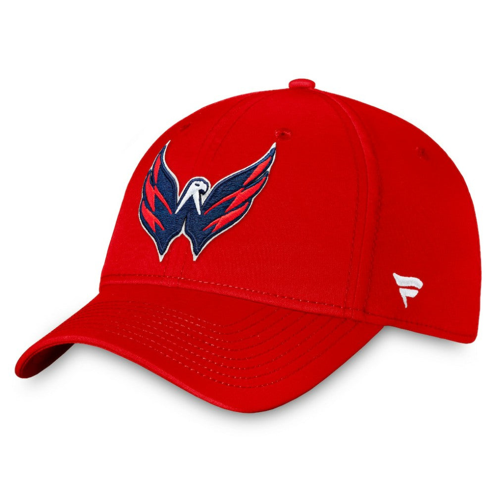 NHL Red Washington Capitals Fanatics Core Primary Logo Flex Hat