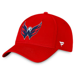 NHL Red Washington Capitals Fanatics Core Primary Logo Flex Hat