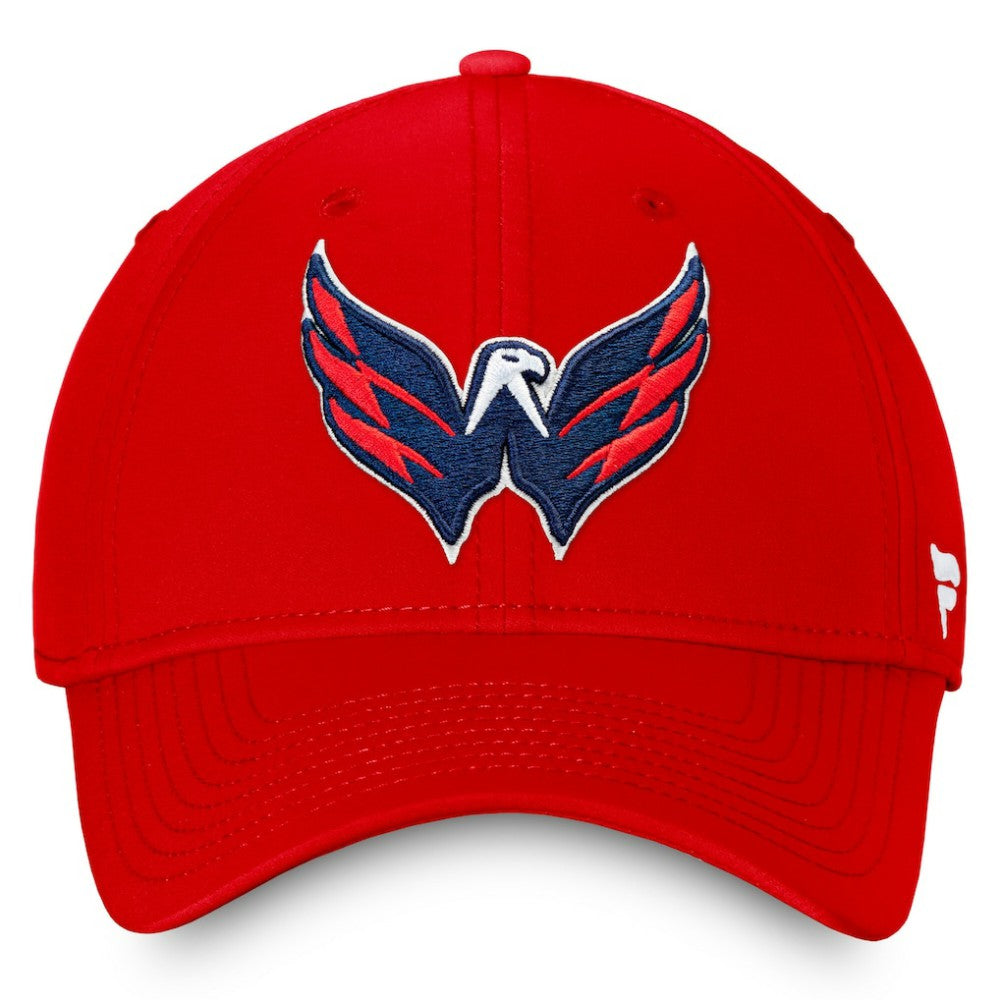 NHL Red Washington Capitals Fanatics Core Primary Logo Flex Hat