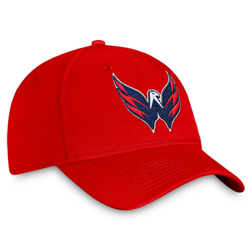 NHL Red Washington Capitals Fanatics Core Primary Logo Flex Hat