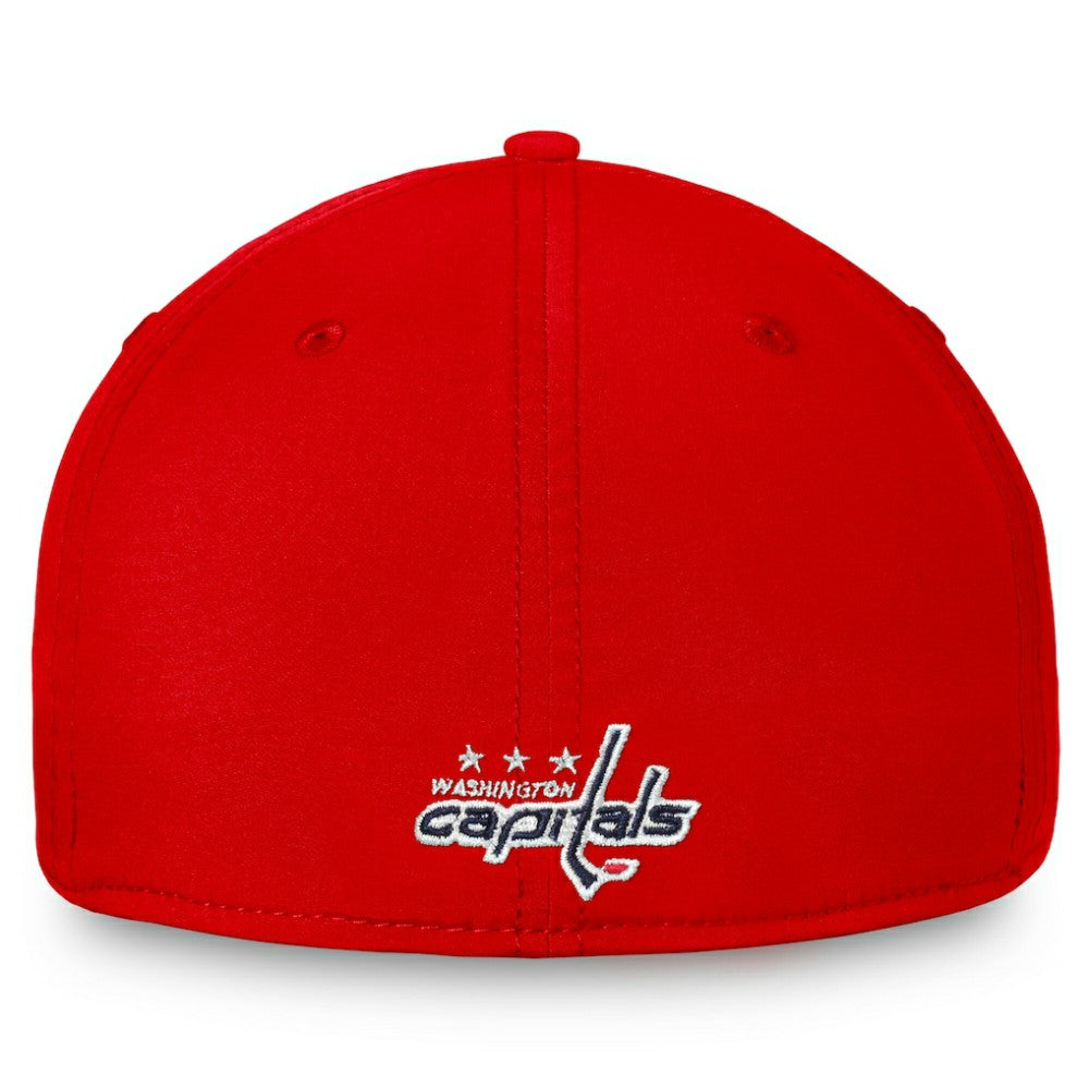 NHL Red Washington Capitals Fanatics Core Primary Logo Flex Hat