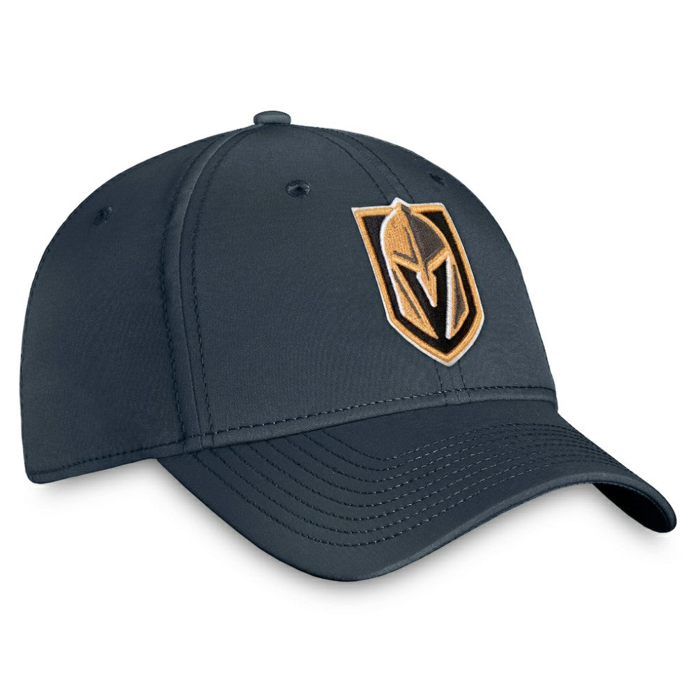 NHL Charcoal Vegas Golden Knights Fanatics Core Primary Logo Flex Hat