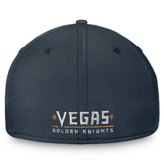 NHL Charcoal Vegas Golden Knights Fanatics Core Primary Logo Flex Hat