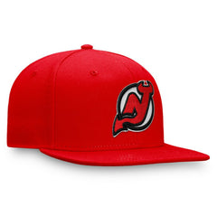 NHL Red New Jersey Devils Fanatics Primary Logo Snapback Hat