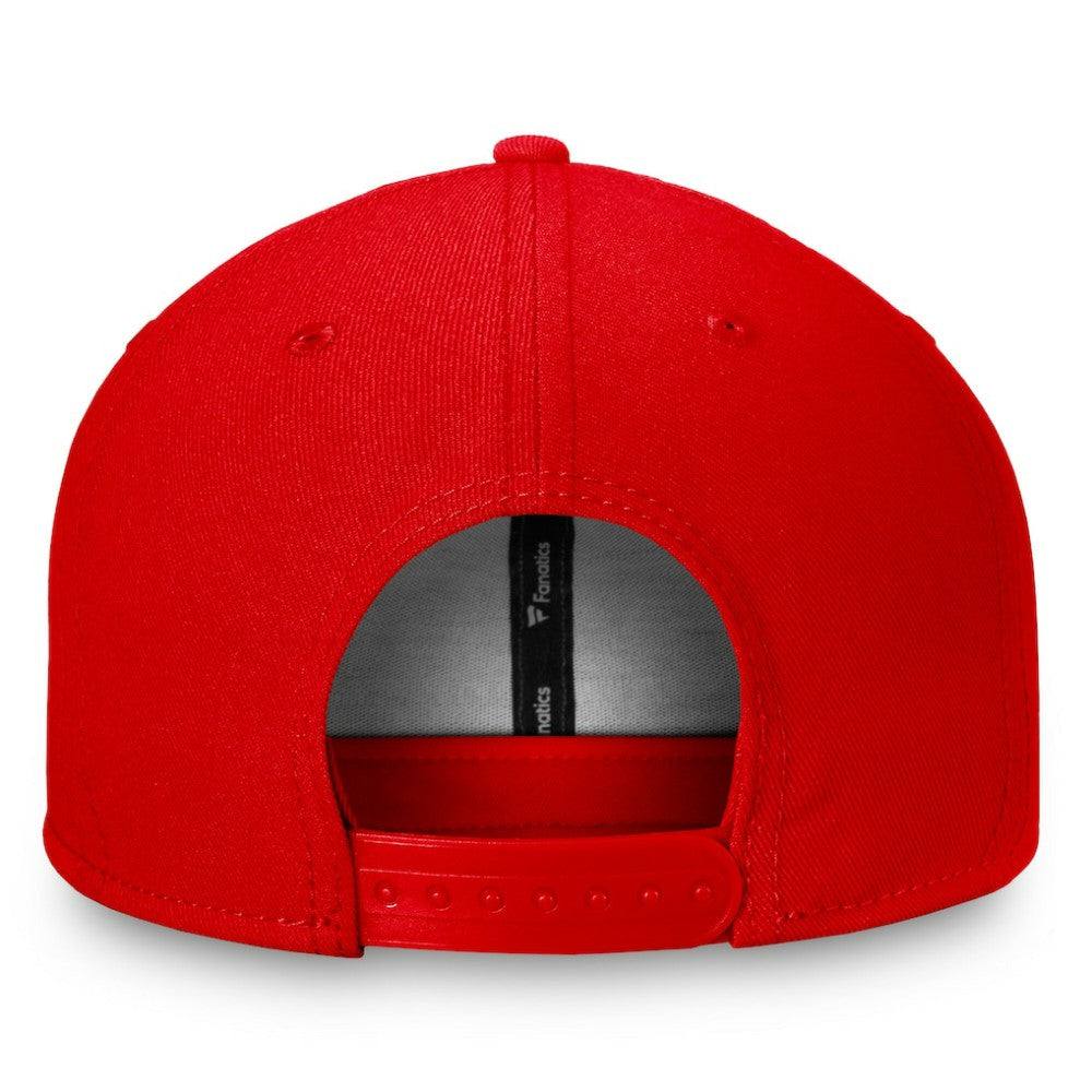 NHL Red New Jersey Devils Fanatics Primary Logo Snapback Hat
