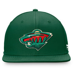 NHL Green Minnesota Wild Fanatics Primary Logo Snapback Hat