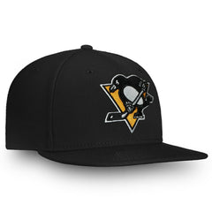 NHL Black Pittsburgh Penguins Fanatics Primary Logo Snapback Hat