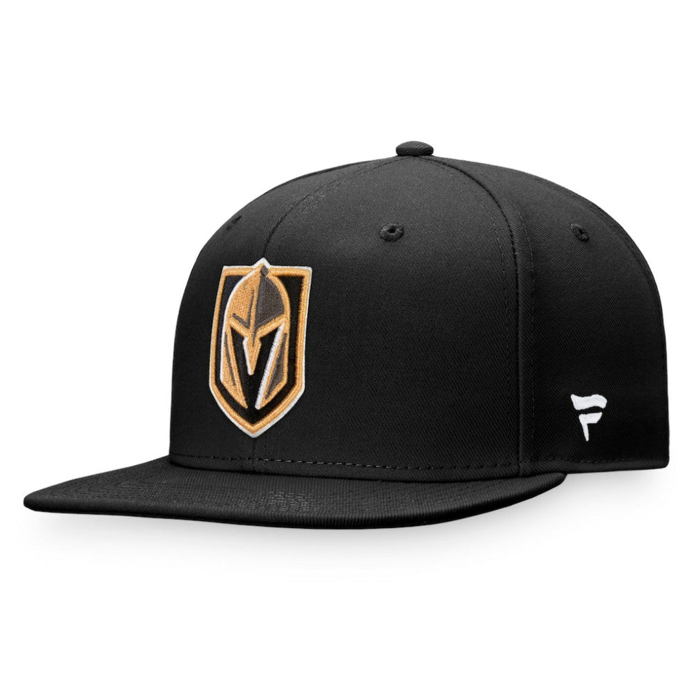 NHL Black Vegas Golden Knights Fanatics Primary Logo Snapback Hat