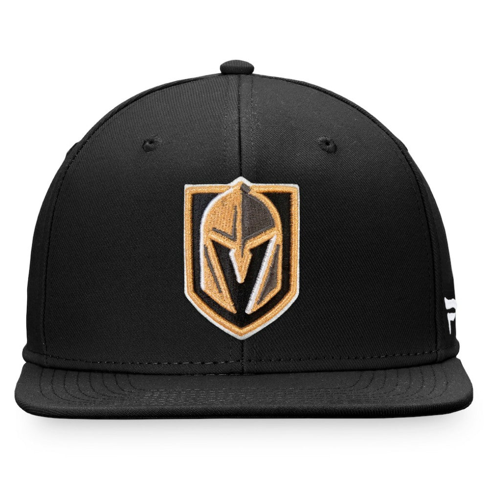 NHL Black Vegas Golden Knights Fanatics Primary Logo Snapback Hat