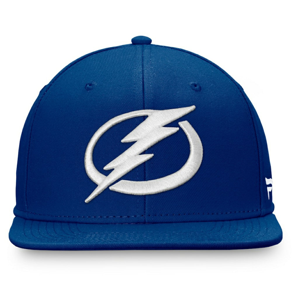 NHL Blue Tampa Bay Lightning Fanatics Primary Logo Snapback Hat