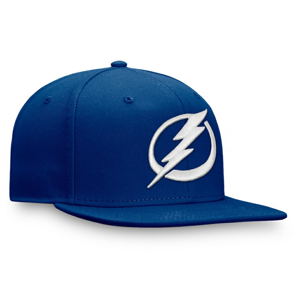 NHL Blue Tampa Bay Lightning Fanatics Primary Logo Snapback Hat