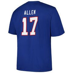 Josh Allen  Big & Tall Player Name & Number T-Shirt - Buffalo Bills